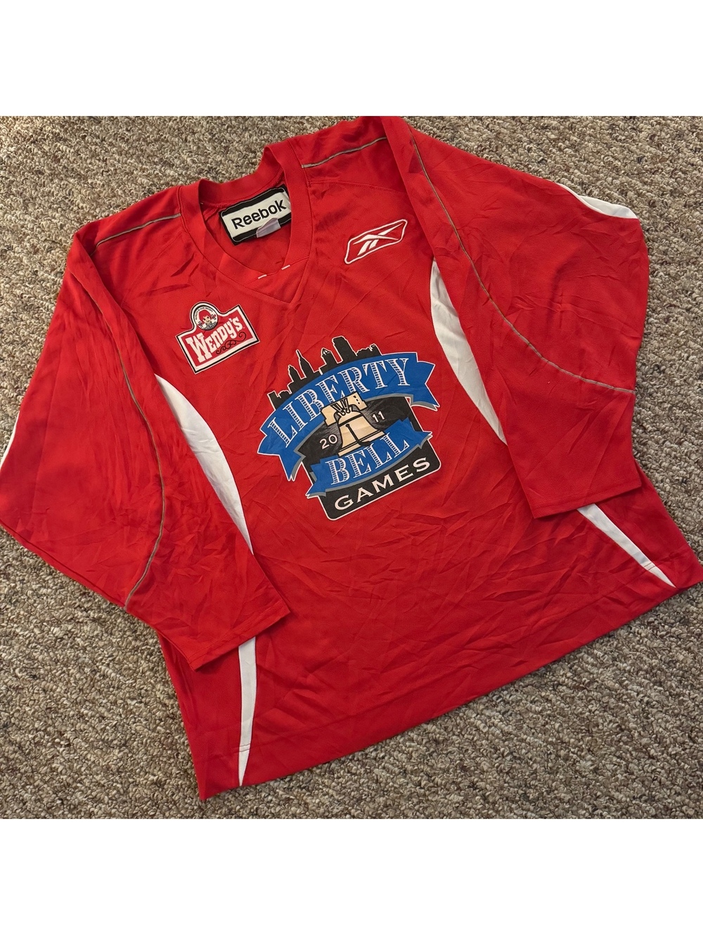 2011 Reebok Liberty Bell Games Hockey Jersey Men’s Size XL